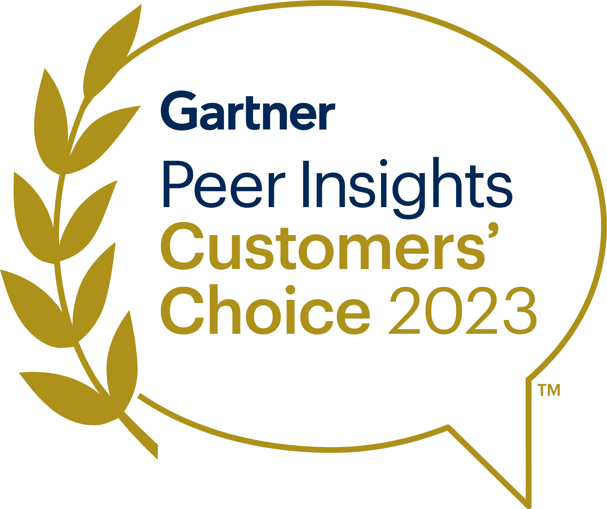 Gartner peer insights customers choice - Badge color